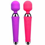 G Spot Vibrator Powerful Waterproof Magic Wand Massager AV Rod Female Clitoris Stimulator Adult Masturbation Sex Toys For Couple