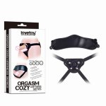 lovetoy Adjustable Waterproof Nylon&Leather Strap-on Harness Black No Dildo Erotic Bandage Adult Sex Toy For women Sex Products