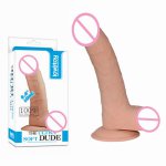 lovetoy 8.8'' TPE Realistic Soft Thick Horse Dildo Big Dildo With Suction Cup Penis Huge Penis Sex toy for Women Adult Sex toy 