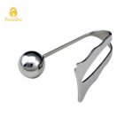 Clitoral Stimulation Stainless Steel Female Heavy Chastity Belt With Anal PlugT-type Chastity LockVirginity PantsAdult Game,A003