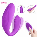 U Type Vibrator for Women Masturbator G Spot Vagina Massager Clitoris Stimulate Wireless Remote Vibration Sex Toys for Couples