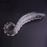 CXYKZQJ Pyrex Glass Dildo Artificial Penis Crystal Fake Anal Plug Prostate Massager Masturbate Sex Toy For Adult Gay Women Men