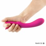 9 Speeds Silicone G-Spot Flirting Vibrator, USB Rechargeable Silence & Powerful Vibrating Massager Adult Sex Toys For Woman