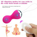 10 Modes Wireless Control Vibrator Eggs Silicone Adult Vagina Ball Vagina Vibrator Eggs Female Tighten Sex Toy For Women X110