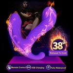 Smart Heating Wearable Butterfly Vibrator Dildo G Spot Stimulator Women Sex Toys for woman Waterproof easy to clean no smell