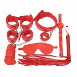 7pcs/set Sex Bondage for Couple Anal Vibrator Exotic Accessories BDSM Sexy handcuffs Anal Flirt Games Erotic Sex toys for Adult