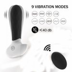 9 Mode Vibration Lasting Products Anal Plug Butt-Plug G-Spot Massage Vibrator Vaginal Clitoris Stimulation Sex Adult Toy for Man