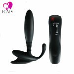 LOAEY Male Prostate Massager Anal Vibrator Silicone 7 Speed Butt Plug Sex Toys For Men Anal Toys Male Masturbator For Adult