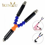 iKenmu Sex Machine Dildo Attachments Double-headed Bent Tube Connector Multi-function For Women Men Masturbation Sex Toys