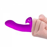 YEMA Finger Penis Sleeve Vibrator Female Masturbator G Spot Massage Clitoris Stimulate Sex Toys for Women Couple Game