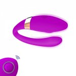 U-Shape Mini Couples Pleasure Toys Anal G spot Vibrator for Women & Men Waterproof Sexy Toys for Couple Flirting Bullet Portable