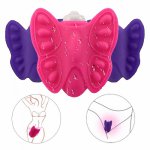 Butterfly Clitoris Stimulate Underwear Vibrating Egg Butterfly Vibrator Sex Toys For Women Wearable Wireless Panties Vibrator