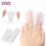 OLO Finger Penis Sleeve Dildo Vaginal Massager Sleeve Female Masturbation Adult Sex Toys for Women Clitoris Stimulation Silicone