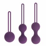 Single Safety Silicone Condensing Ball Smart Ball Female Vagina Dumbbell Vaginal Firming Massager Vibrator Sex Toy