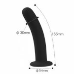 Smooth Silicone Dildo Anal Plug,Prostate Massager Butt Plug Anal Vagina Erotic Penis Sex Toy Masturbation for Woman for Men