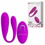 New Pretty Love Aldrich Wireless Remote Control 12 Speeds Clit G Spot Vibrator We Design Vibe 4 Adult Sex Toys For Couples Women