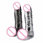 Metal Realistic Dildo G-spot Stimulator Adult Sex Toys Stainless Steel Big Dildo Butt Plug Erotic Sex Toys Adult Game For Woman