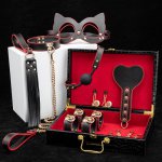 8Pcs/set BDSM Bondage Toys For Couples Sex Games Handcuffs Whip Erotic Accessories Set Body Bundled Adults Toys With Box