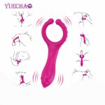 YUECHAO Sex Toys For Women Men G-spot Clip Stimulate Vibrator Nipple Massage Anal Butt Plug Couple Stimulator Sex Toys