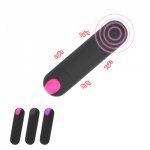 10 Mini Bullet Vibrator Speed Strong Vibration G-spot Massager Powerful Finger Design USB Rechargeable Sex Toys for Women
