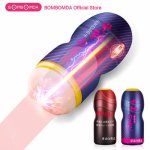 Realistic Vagina Male Masturbator Cup for Men Oral Blowjob Aircraft Cup Real Pussy Intimate Goods Deep Throat Sex Toy for Men