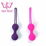 SEAFELIZ Hot Sale Silicon Kegel Balls, Vibrator Sex Toys Vaginal Tighten Ball Aid Love Ben Wa Ball, Sexy Products