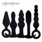 Smooth Silicone Dildo Vibrator Male Prostate Massage Anal Plug G Spot Butt Plug Anal Toys Adult Masturbation Sex Toys for Couple