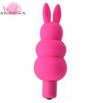 APHRDDISIA Purple/Pink 7 Speeds Rabbit Vibration Sex Toys For Woman Silicone Material  Waterproof G Spot Vibrators Adult Sex Toy