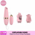 Multifunctional vibrator for women suck/vibrate/Tongue lick with jumping eggs sex products oral sex clit Nipple Adult Sex toys