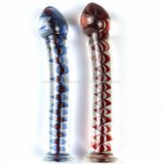 CW0212 Smooth G Spot Vaginal Massager Glass Dildo