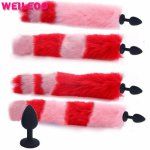 Fox, anal tail fox's tail butt plug for beginners kamasutra sextoys adults for woman