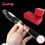 Glass Anal Plug Adult Male Female Masturbation Crystal backyard Dildo Sexy Products Butt Plug Sex Toys for Women Anus Wand Eroti