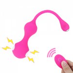 Wireless Remote Control Egg Electric Shock G spot Vagina Stimulator Kegel Exercise Ball No Vibrator Butt Plug Sex Toy for Woman