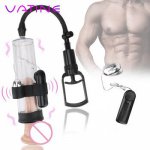 VATINE Penis Trainer Vacuum Pump Delayed Ejaculation Sex Toy For Men Penis Enlargement Vibrating Penis Pump Extender