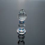 Glass anal plug, male and female masturbation, manufacturers selling adult products