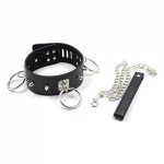 Restraint Bondage Collar Leather Collar Adult Sex Slave Bdsm Fetish Sex Toys For Couple Sexo Bdsm Erotic Toys