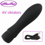 Dildo Vibrators 10 Speed Clitoris Stimulator AV Vibrator Magic Wand Waterproof Sex Toy for Woman USB Rechargeable Adult Products