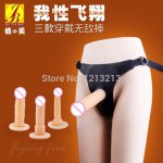 Lesbian Sex Toys,Strap on 3 pieces/set Realistic Dildos,Dildo Harness,Sex Products Strapon,Female Masturbation Fake Penis Cock