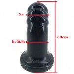 2017 New Adult Sex Toys Silicone Anal Sex Toys Super Long Plug Glans For Vaginal ,women Masturbation Products 20cm*6.5cm,660g 
