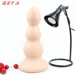 QRTA Adult Sex Products 32.5*10.7cm Huge Anal Plug Full Silicone Butt Plugs Anal Sex Toys 2.2KG Waterproof Unisex Anus Massager