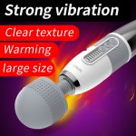 lightning Powerful Vibrator for women Big Head Magic AV Wand Body Massager Nipple Clitoris Stimulate Female Adult Sex Toys
