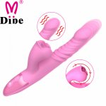 Tongue licking rotating vibrator for G Shot Stimulate the clitoris women masturbation Heating telescopic swing for sex toys