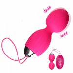 Waterproof Vibrator for Vaginal Exercise, Vaginal Muscle Balls Products，Silicone Vaginal Ball, Vibration Egg, Women Sex Toyes