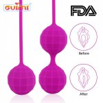 GUIMI 3Pcs Vaginal Balls for Women Kegel Toys Vagina Tightening Exercise Clitoris Stimulation Geisha Ball Sex Product for Adult