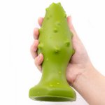 New Anal Toys Buttplug Diameter 32/42/52/62mm Huge Anal Ball Dilator Butt Plug Silicone Soft Barbed Stimulation Prostate Massage