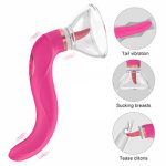 Vibrating Tongue Vibrator for Women Vagina Tight Oral Licking Clitoris Stimulator Female Masturbator Erotic Sex Toys for Adult