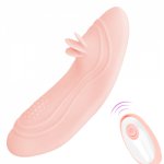 Tongue Licking Vibrator Wireless Remote Wearable Invisible Panty Vibrator Sex Toys for Adults Women G Spot Clitoris Stimulator