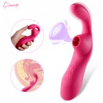 Sucker Vibration Dildo Vibrators Sex Toy for Women Soft Silicone Dildo Vibrator Vagina Anal G Spot Clitoris Vibration Stimulator