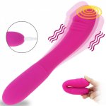 Silicone G-Spot Vibrator Adult Sex Toys for Women Rechargeable Waterproof Vibrating Dildos Clitoris Vagina Stimulator Massager