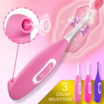 2 in 1 G-Spot Vibrators for Women Vaginal Sucking Clitoris Stimulator Vagina Orgasm Nipple Massager Adult Sex Toys for Female AV